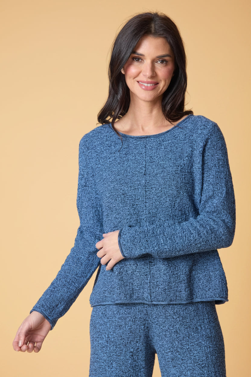 Rolled Hem Sweater