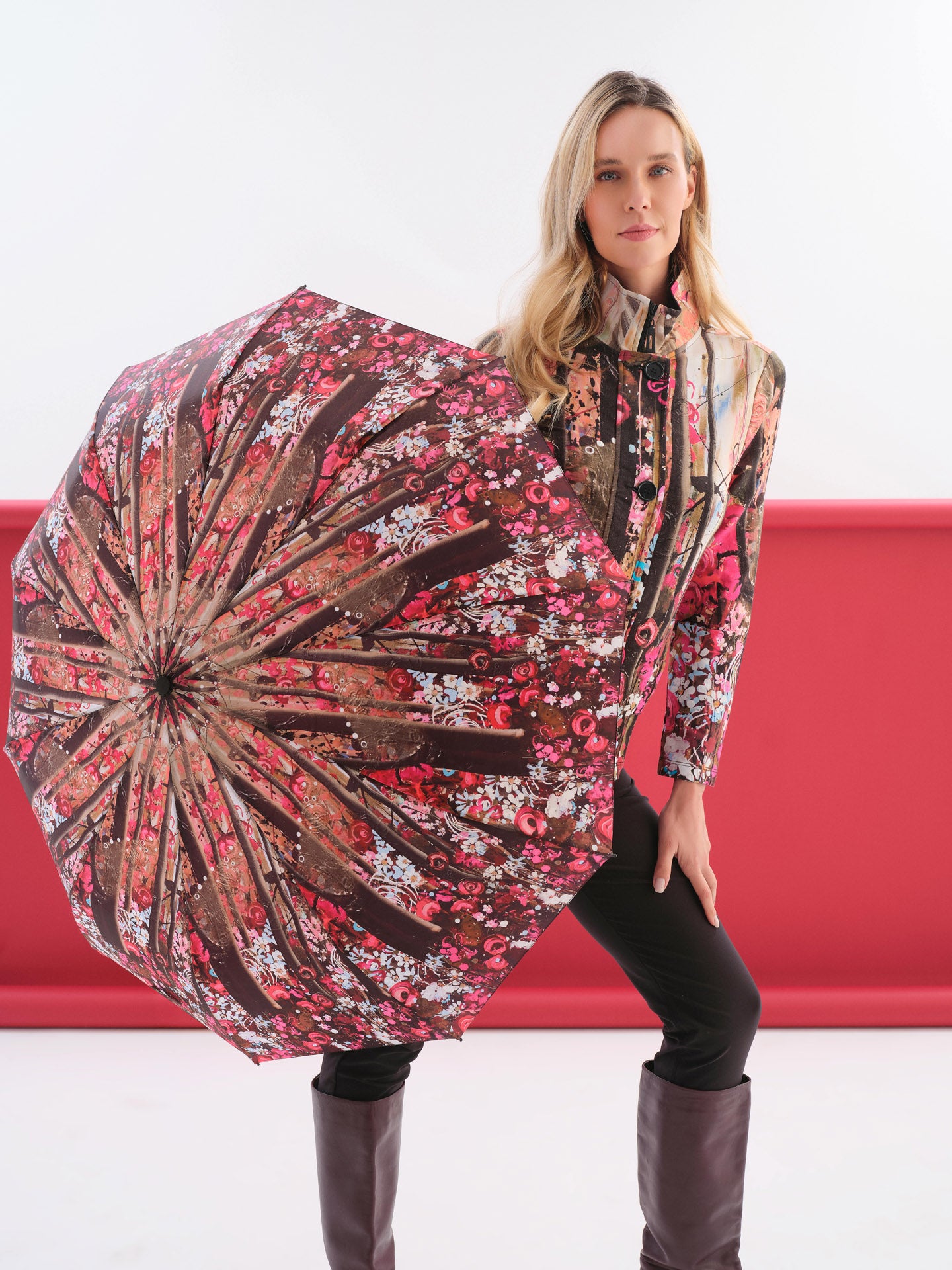 "Wild Forest Rose" Umbrella