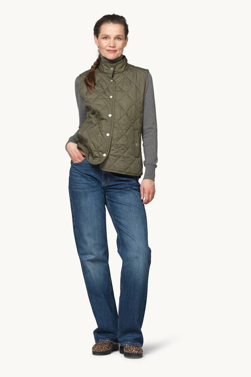 Short Quilted Vest