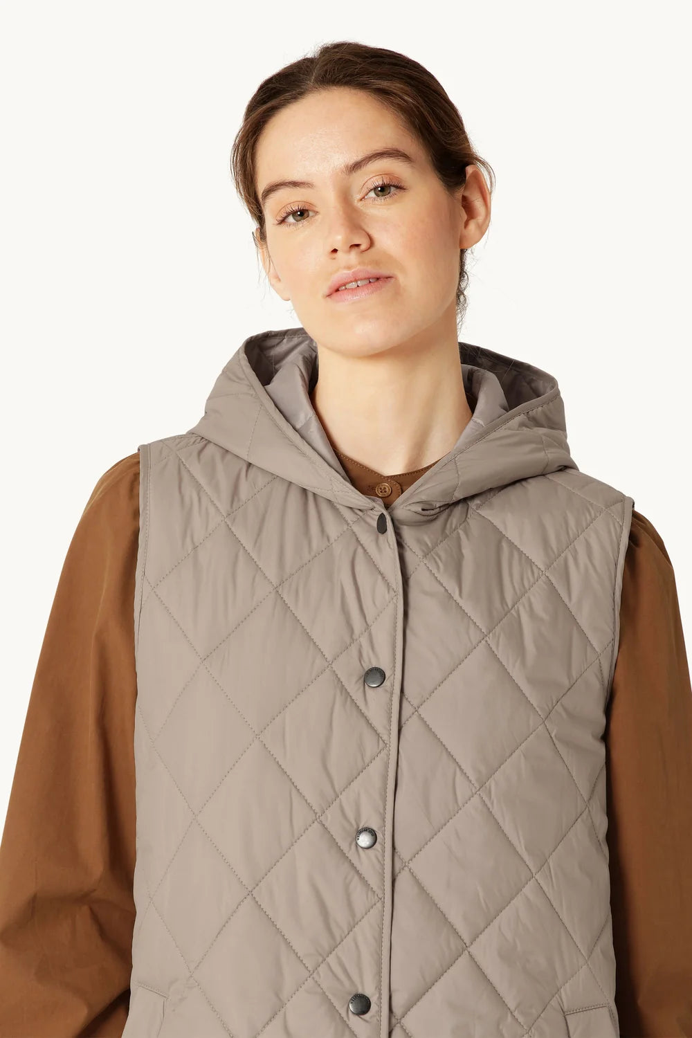 Quilted Long Vest