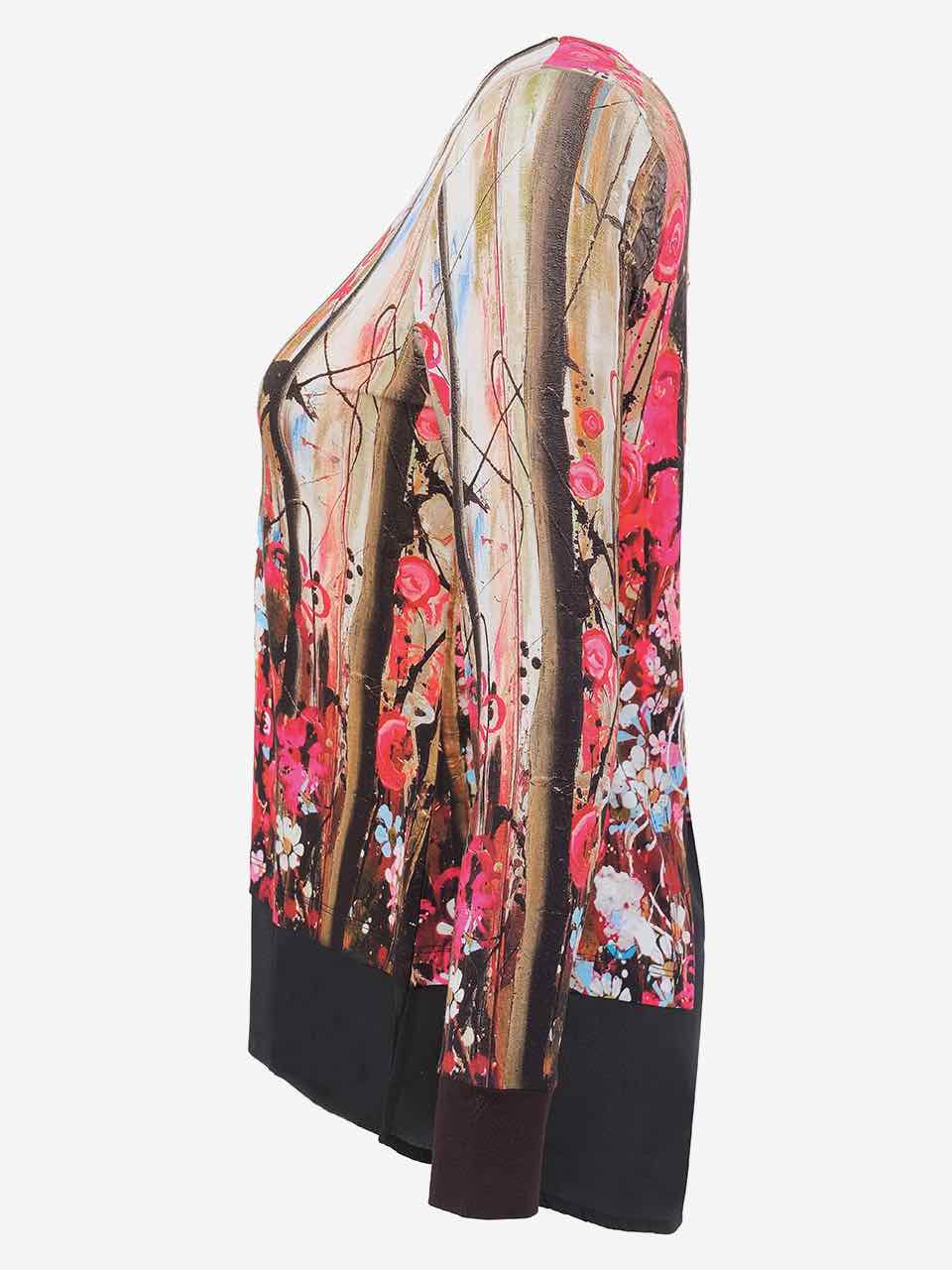 "Wild Forest Rose" Blouse