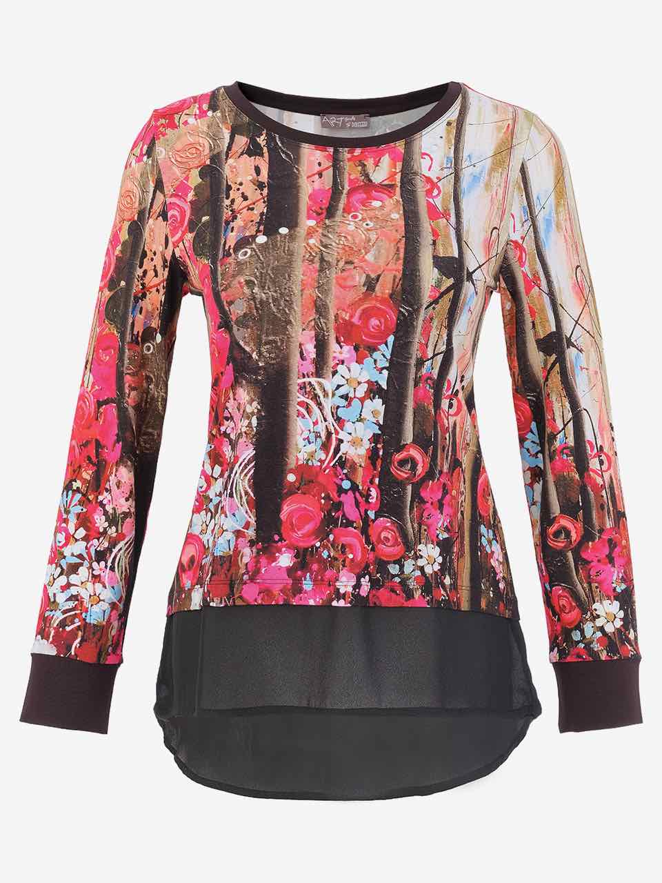 "Wild Forest Rose" Blouse
