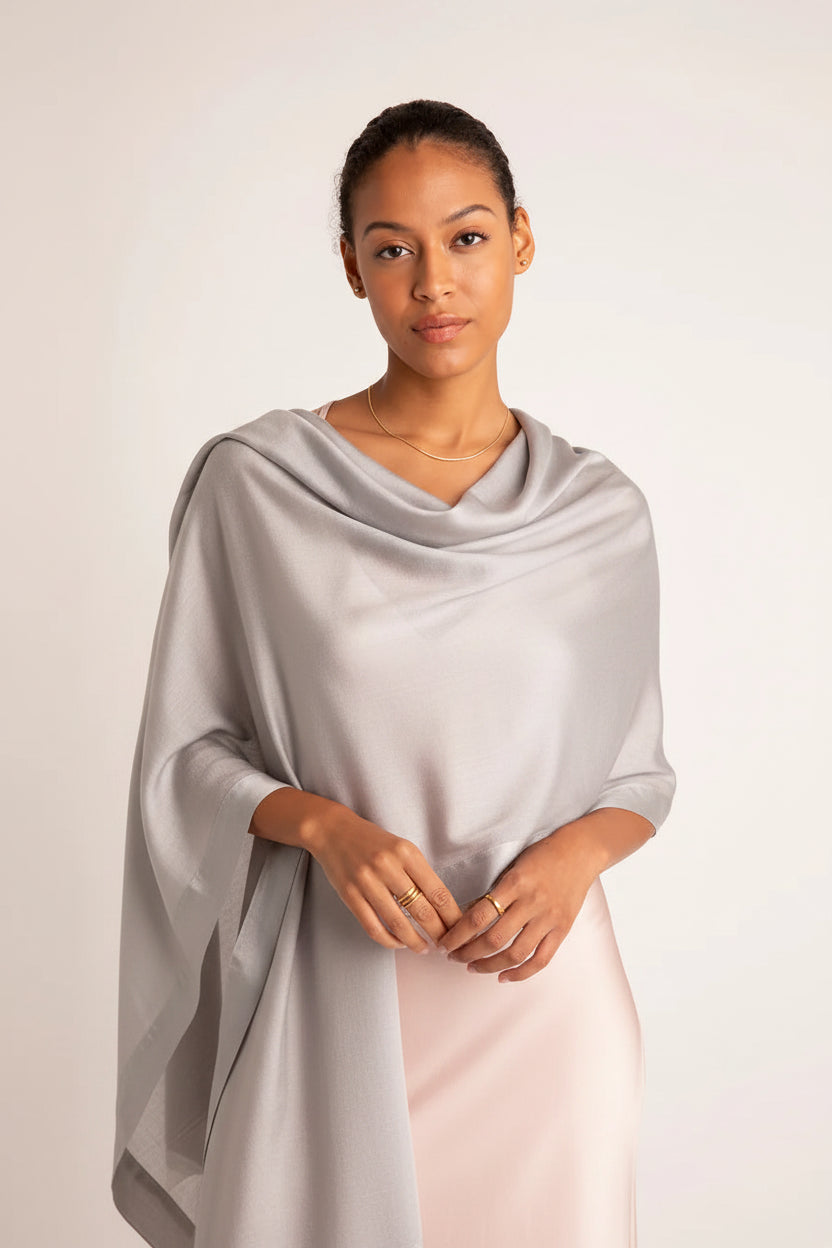Silver Soirée Wrap