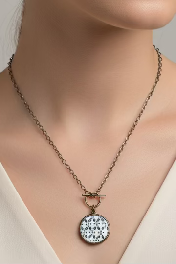 "Tea Cup" Antique China Necklace