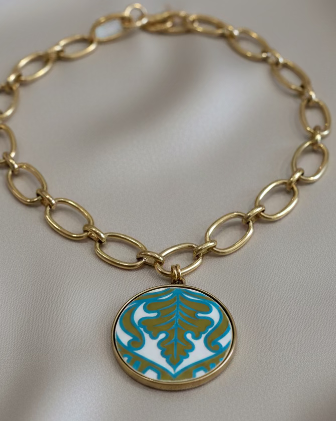 "Etro" Antique China Necklace