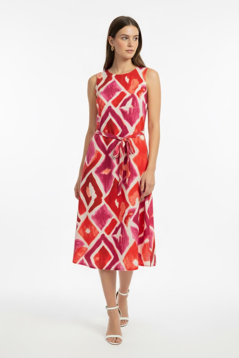 Pretty Pink Midi Dress