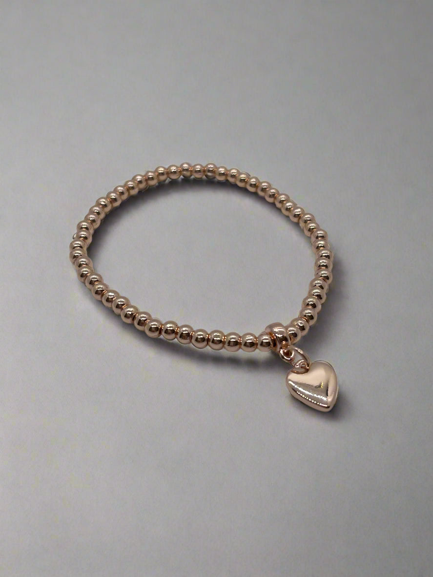 Heart Pendant Bracelet