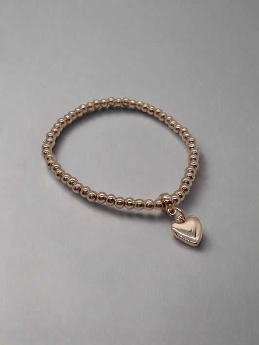 Merx Heart Pendant Bracelet