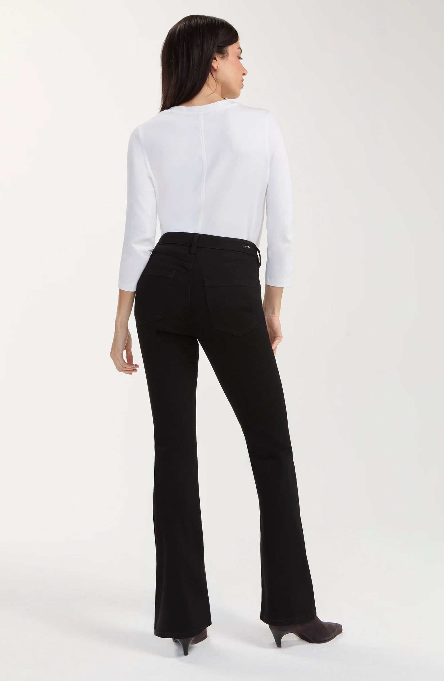Black Bobbie Baby Boot Jeans