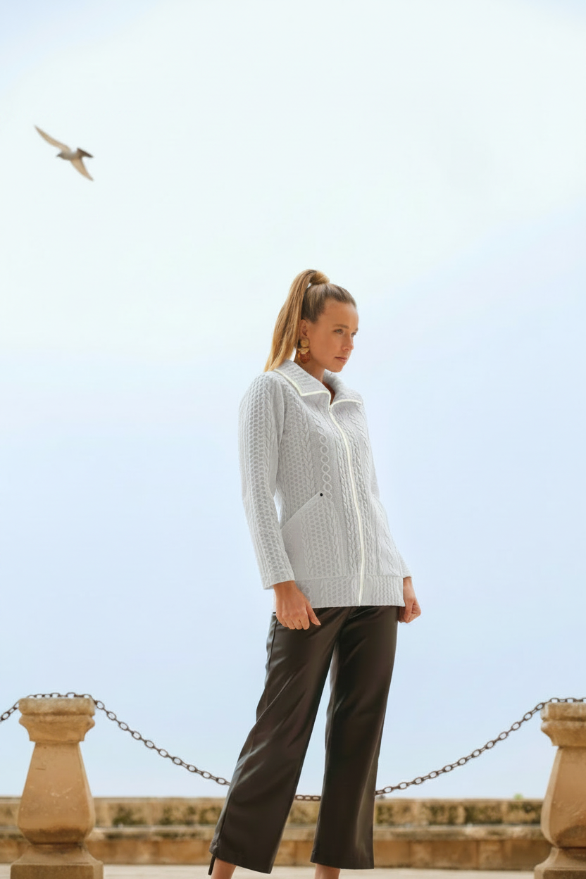 Nocturnal Waves Knit Jacket