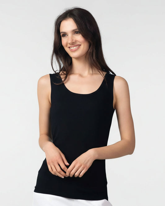 Essential Black Tank TAS01