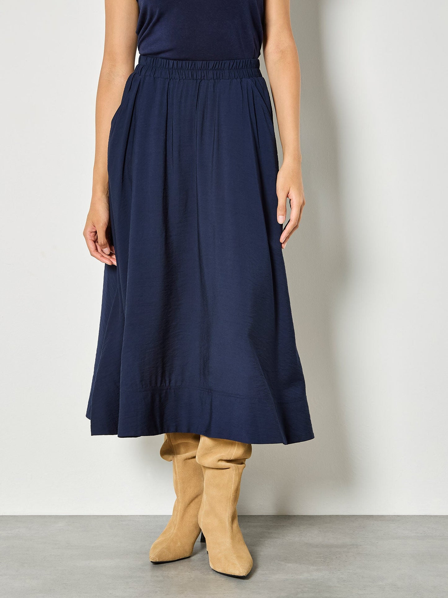 A - Line Midaxi SkirtSkirtsPosh Boutique