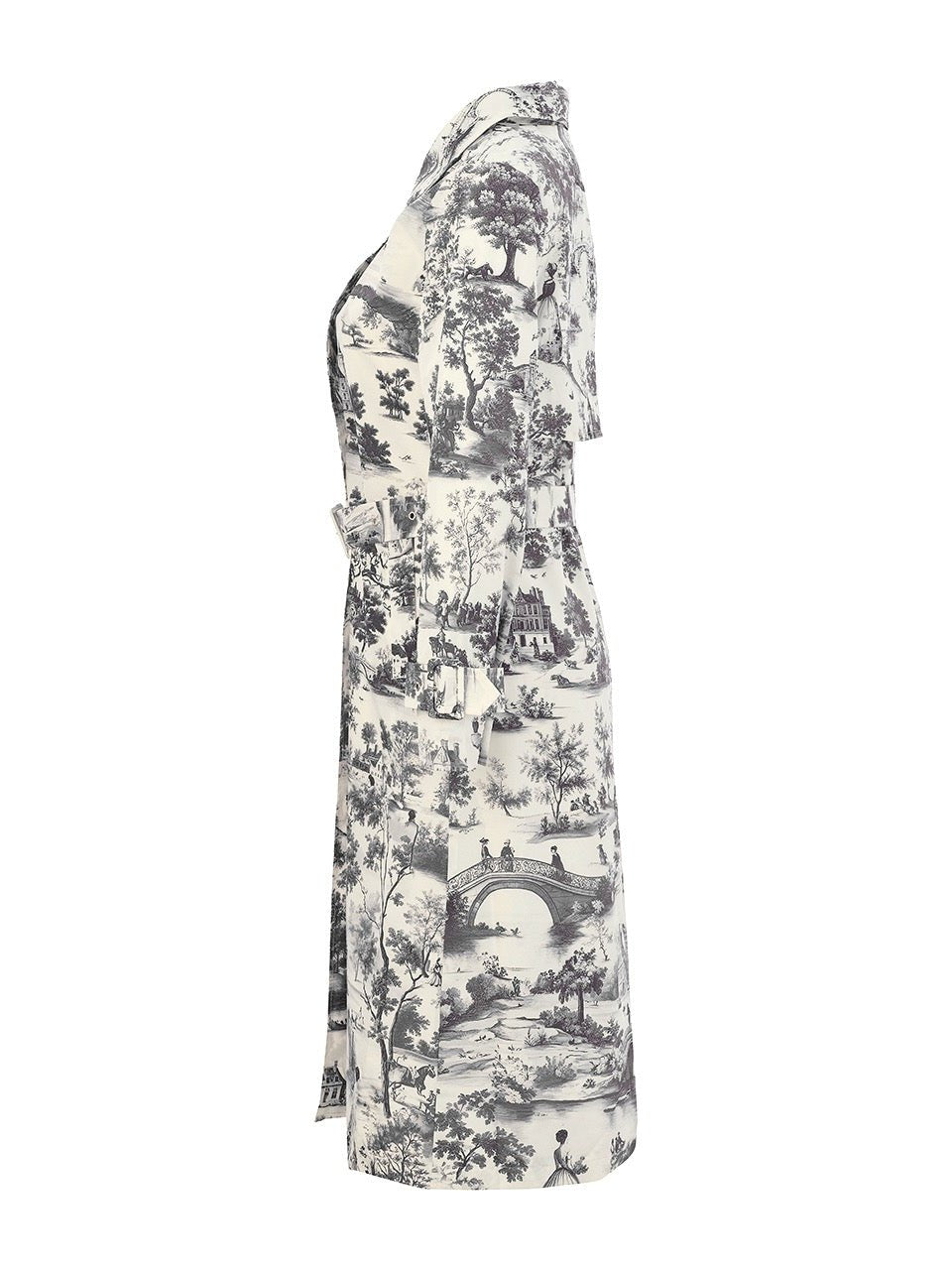"Air De Provence" Long RaincoatJacketsPosh Boutique