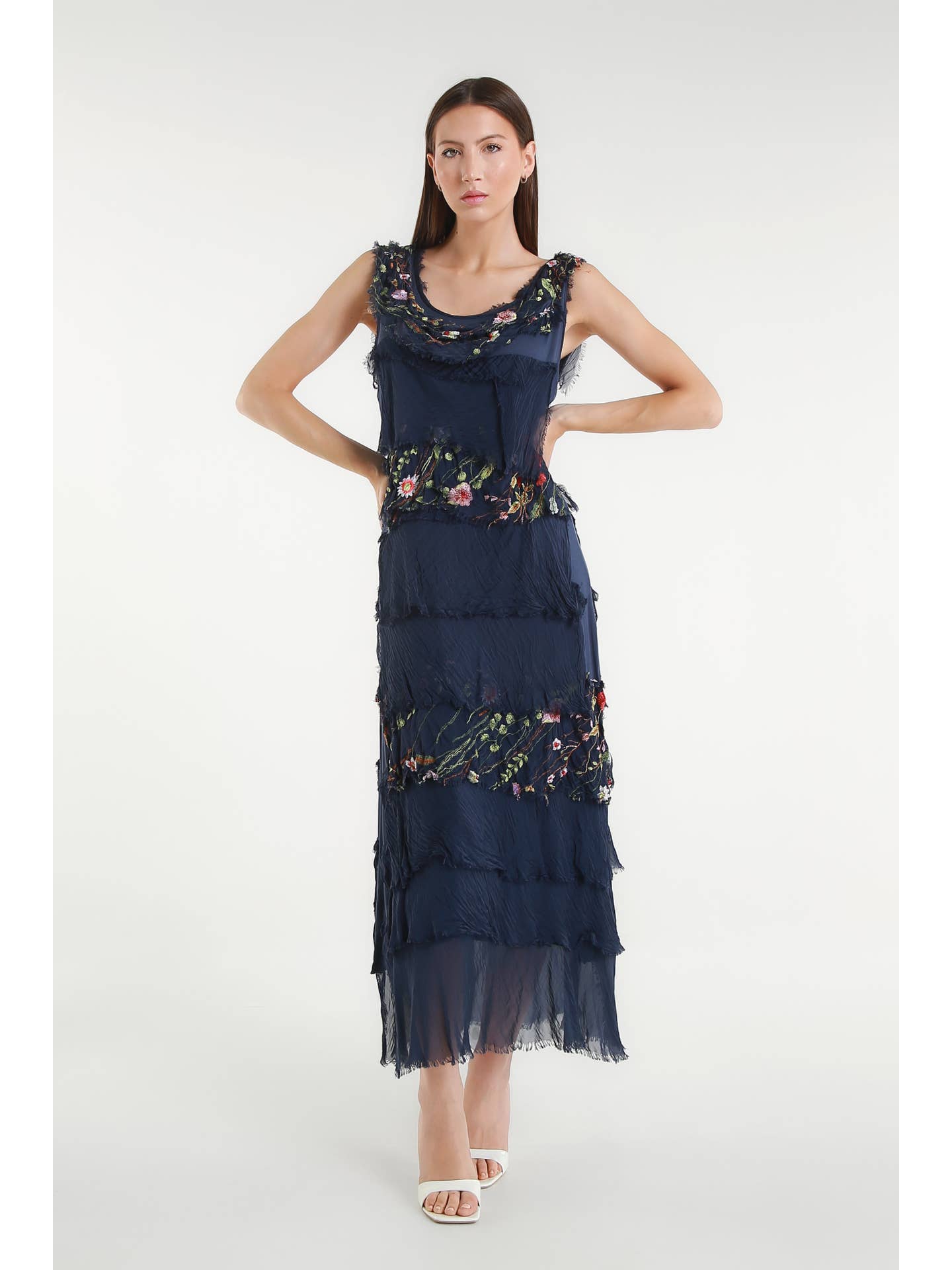 Aleena Navy Maxi DressPosh Boutique