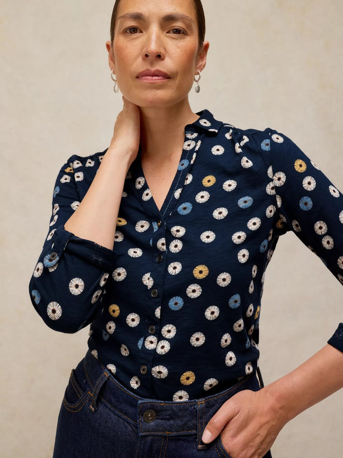 Annie Dandelion Jersey ShirtPosh Boutique