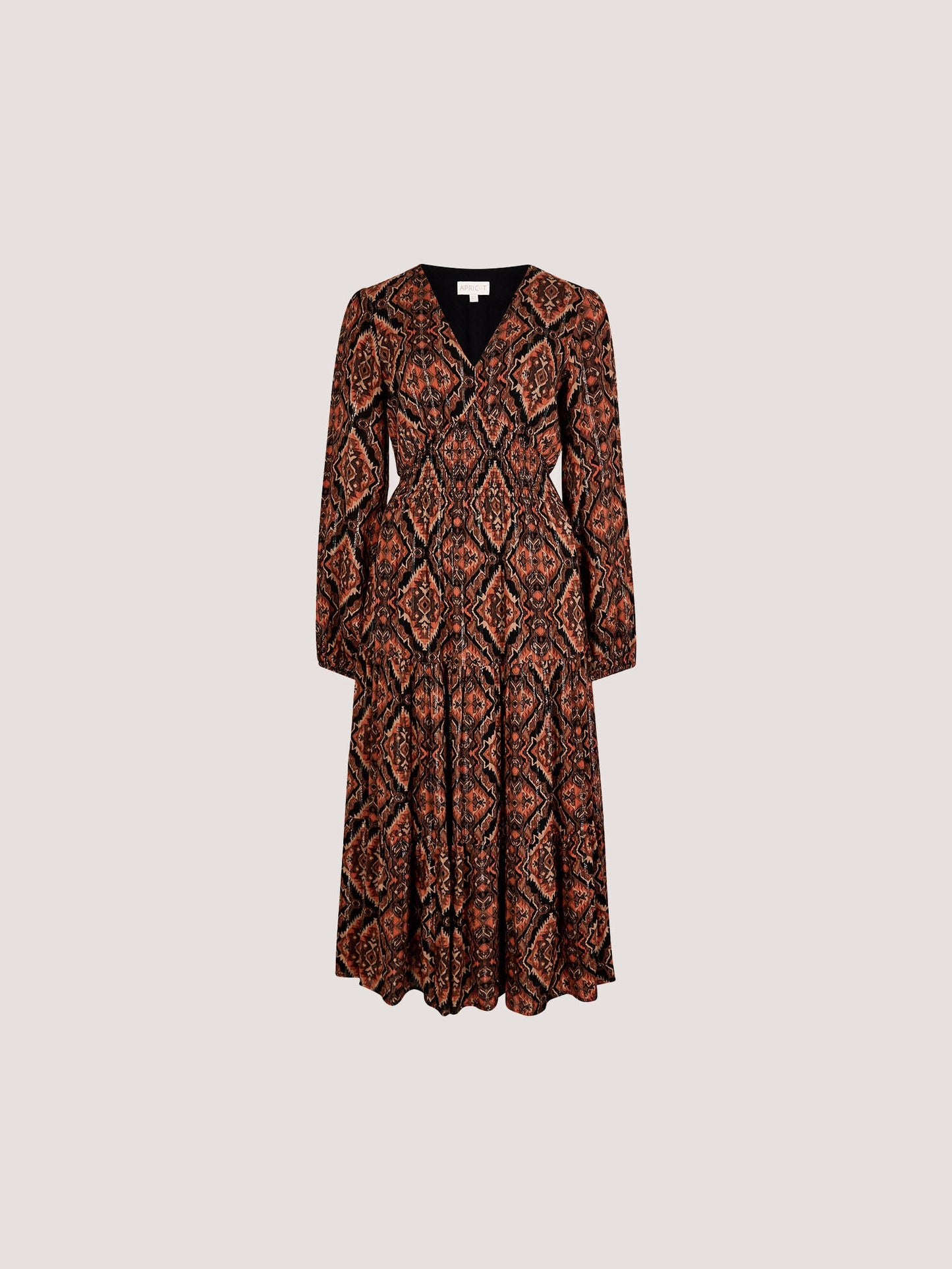 Apricot Empire Waist DressDressesPosh Boutique