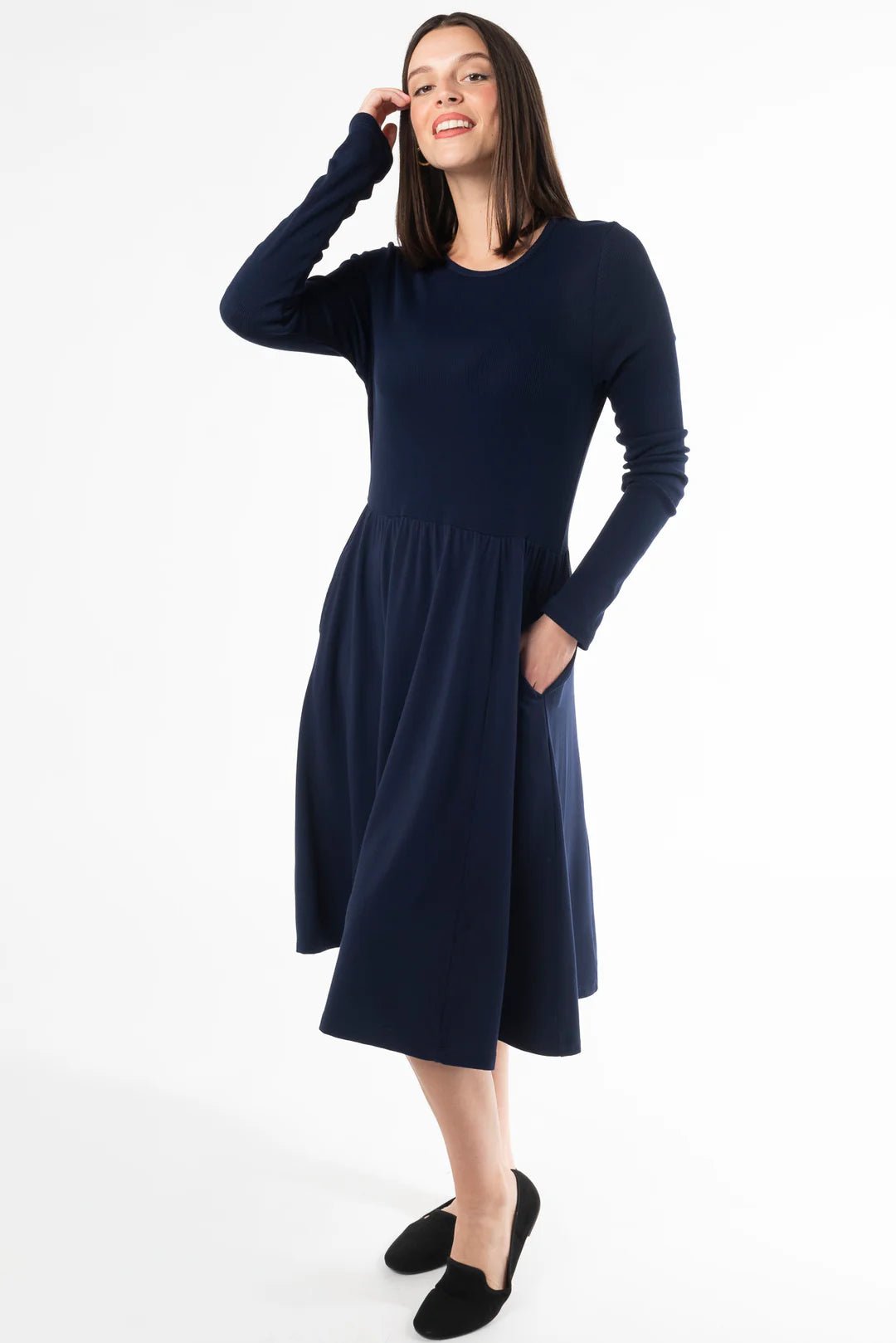 Audrey Ribbed DressDressesPosh Boutique