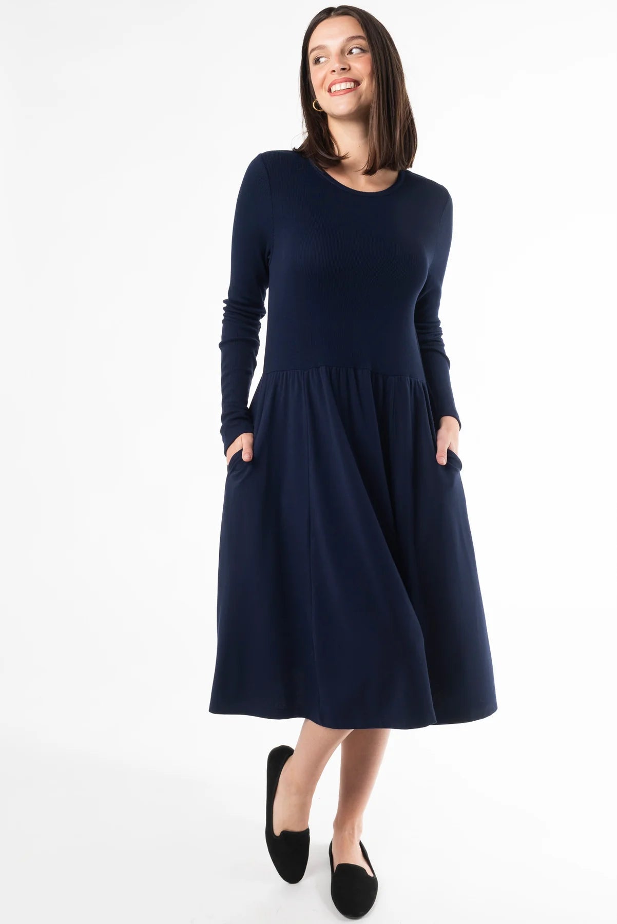 Audrey Ribbed DressDressesPosh Boutique