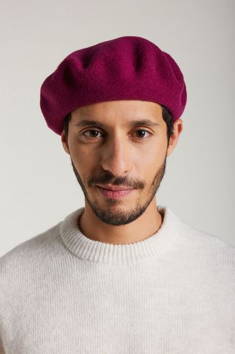 Authentique Aubergine BeretPosh Boutique