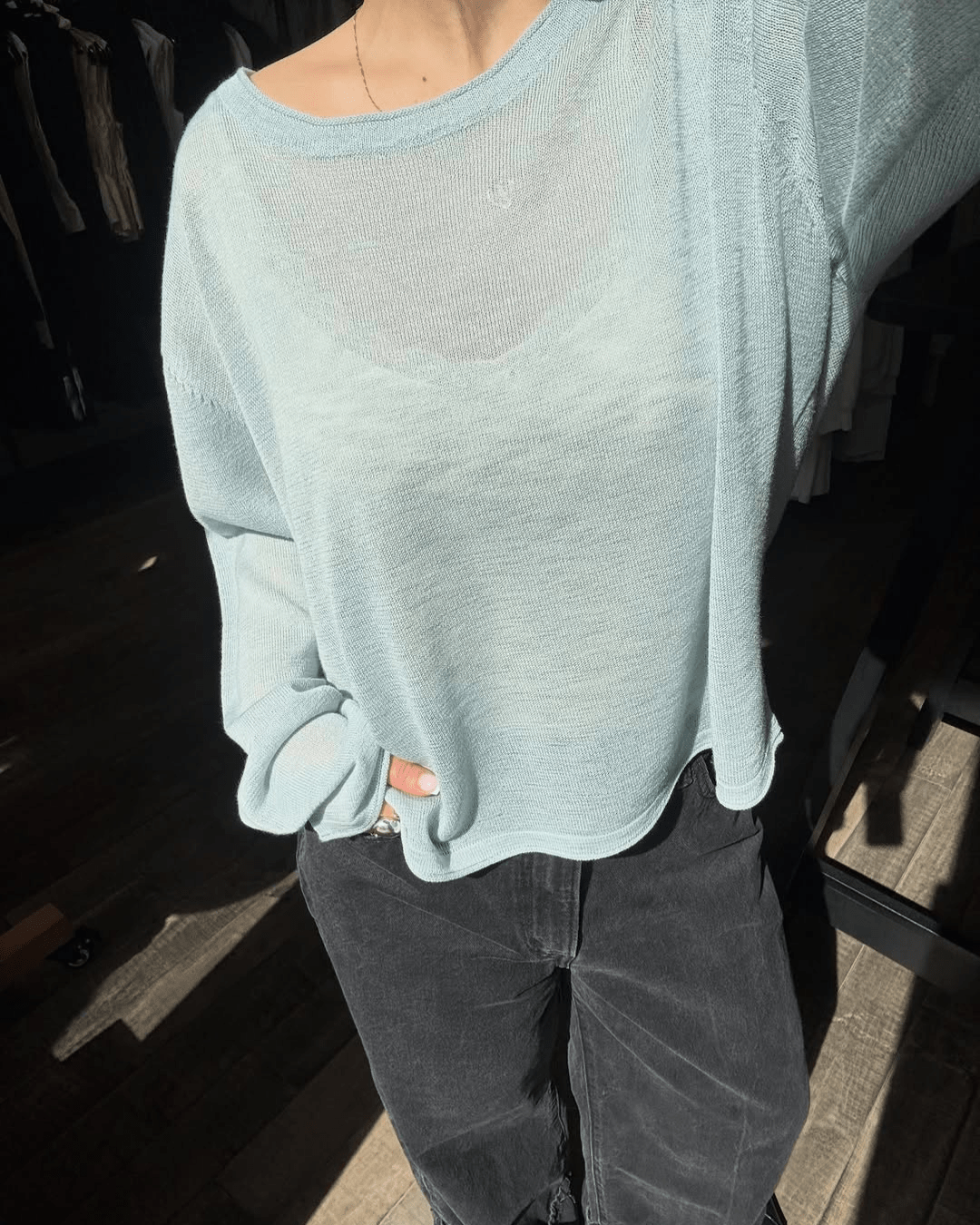 Azurine TopSweatersPosh Boutique