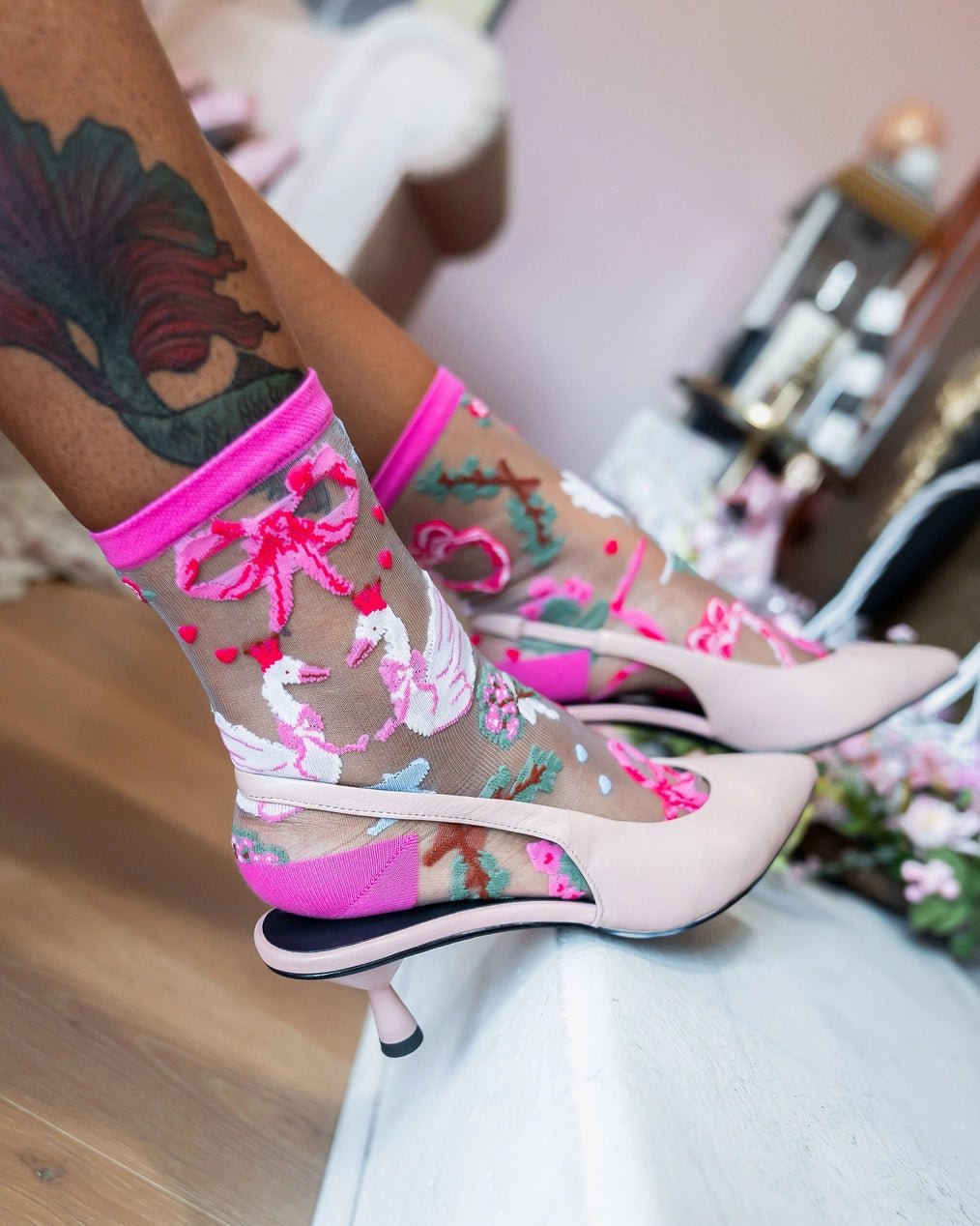 Balletcore Sheer SocksPosh Boutique