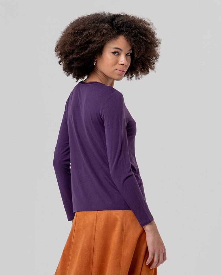 Bamboo Round Neck TeeTopsPosh Boutique