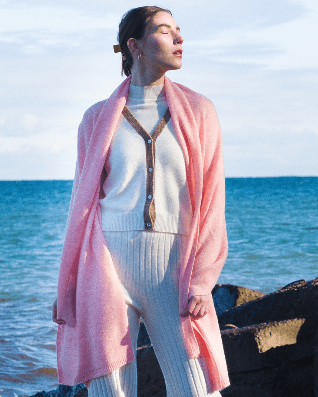 Barely Pink Cashmere WrapScarvesPosh Boutique