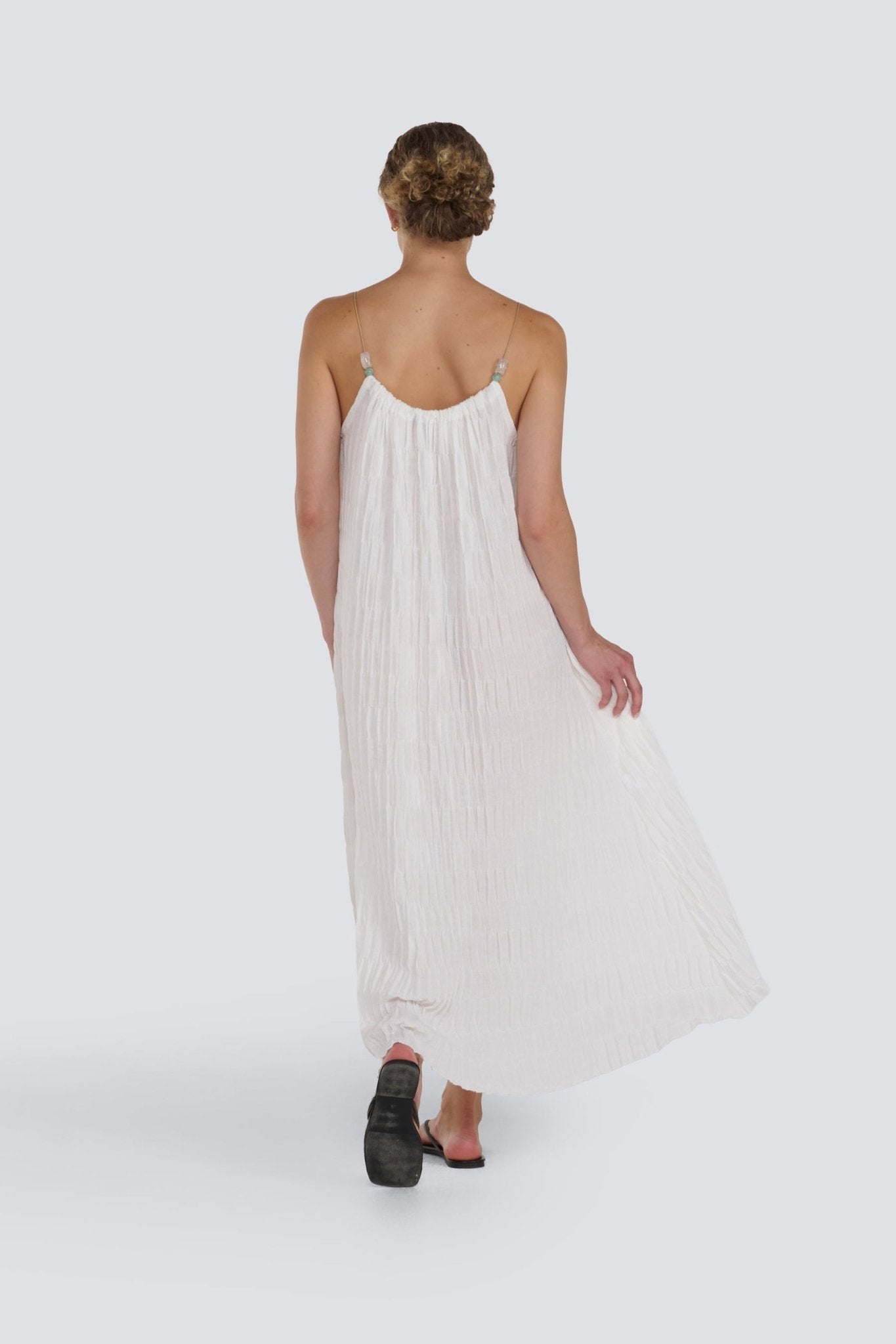 Beaded Strap Maxi DressPosh Boutique