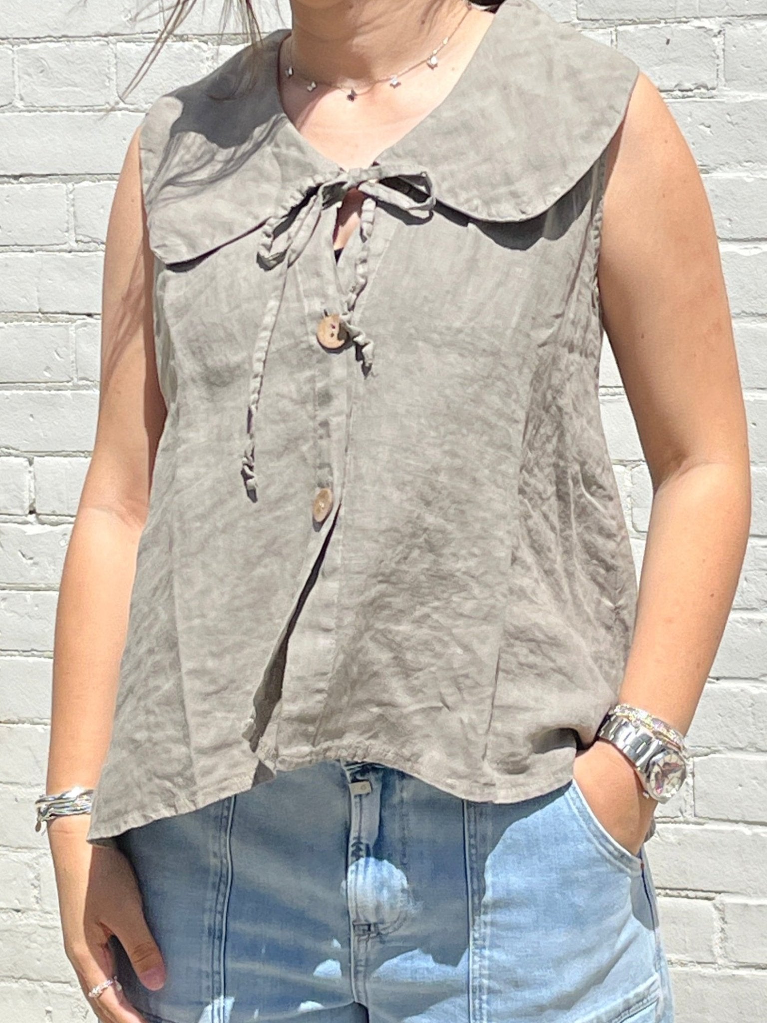 Bella Amore Bow TopTopsPosh Boutique