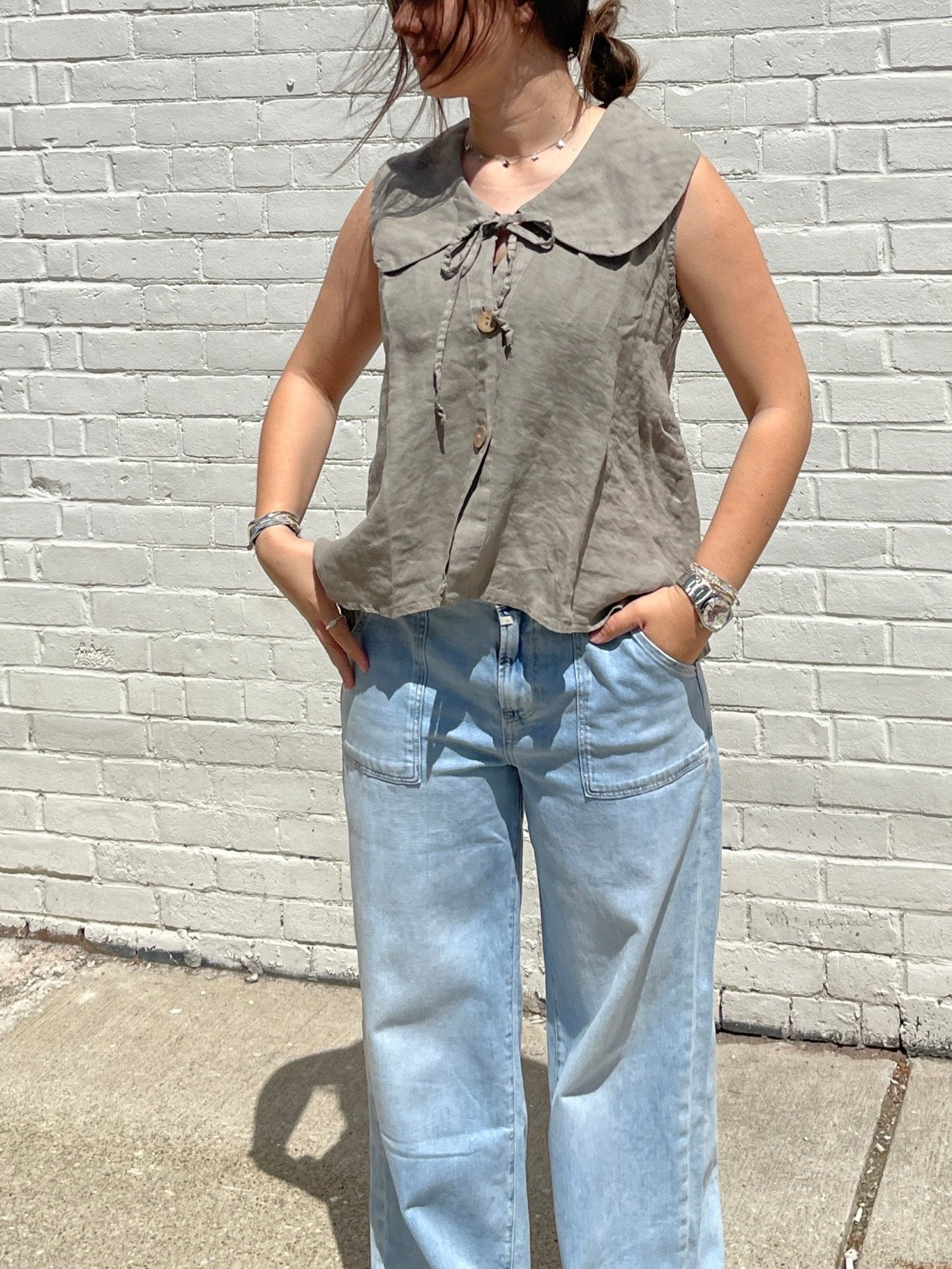 Bella Amore Bow TopTopsPosh Boutique