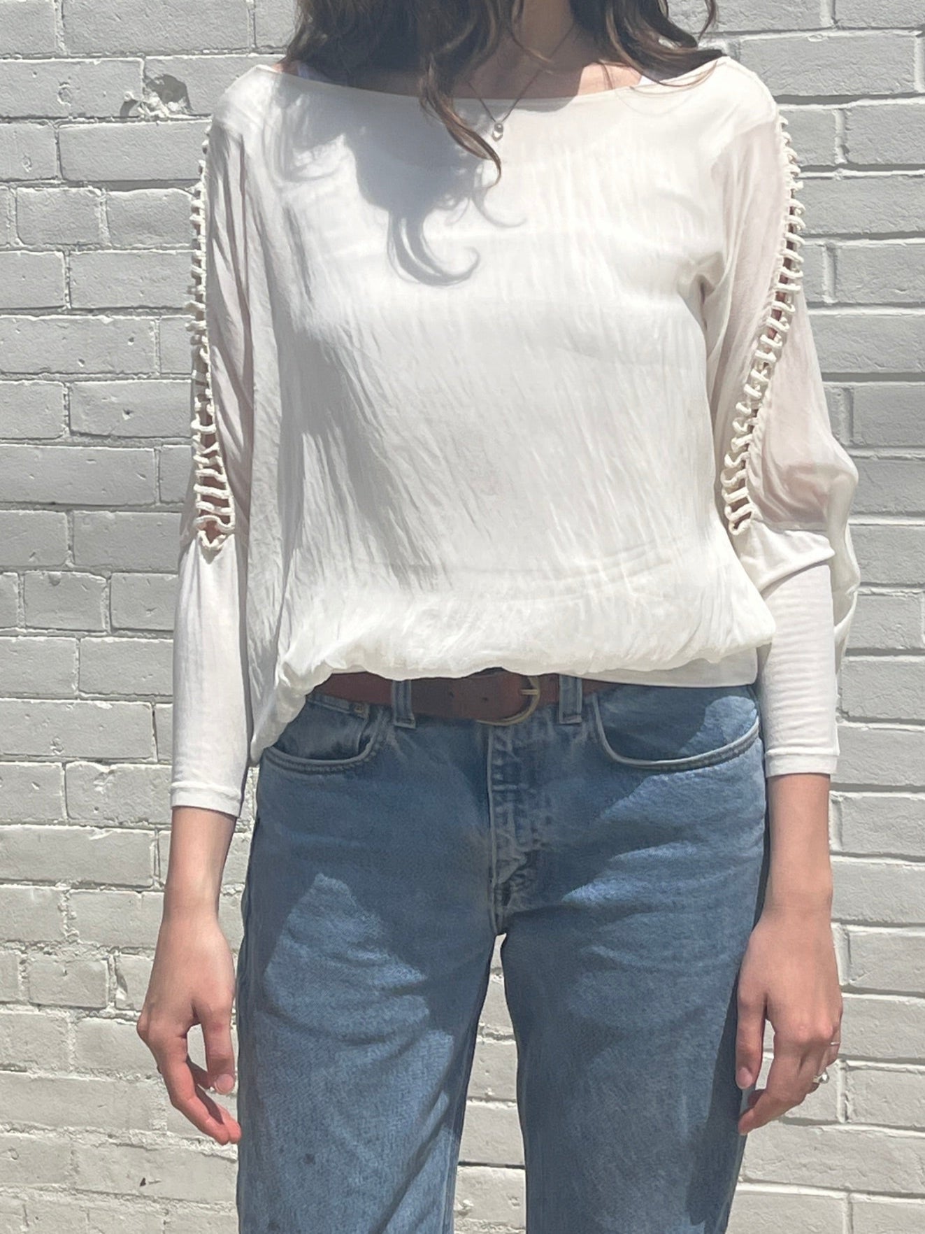 Bella Amore Ladder BlouseTopsPosh Boutique