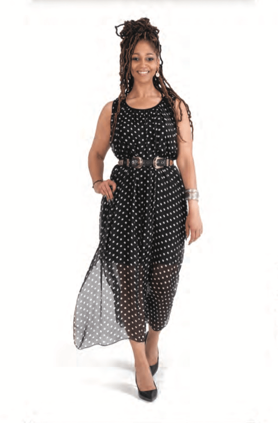 Bella Amore Polka Dot Silk DressDressesPosh Boutique