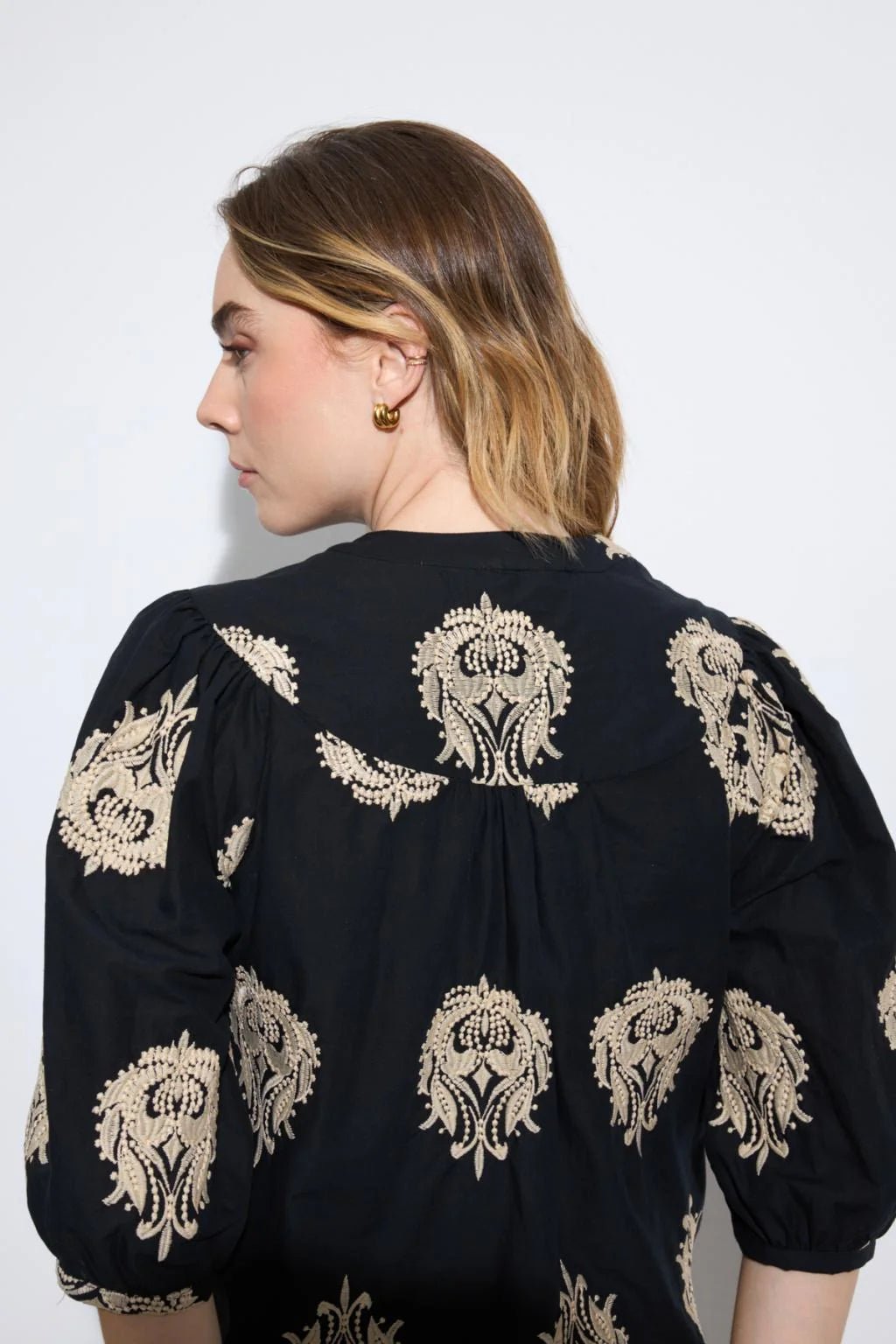 Bielsa Black BlousePosh Boutique