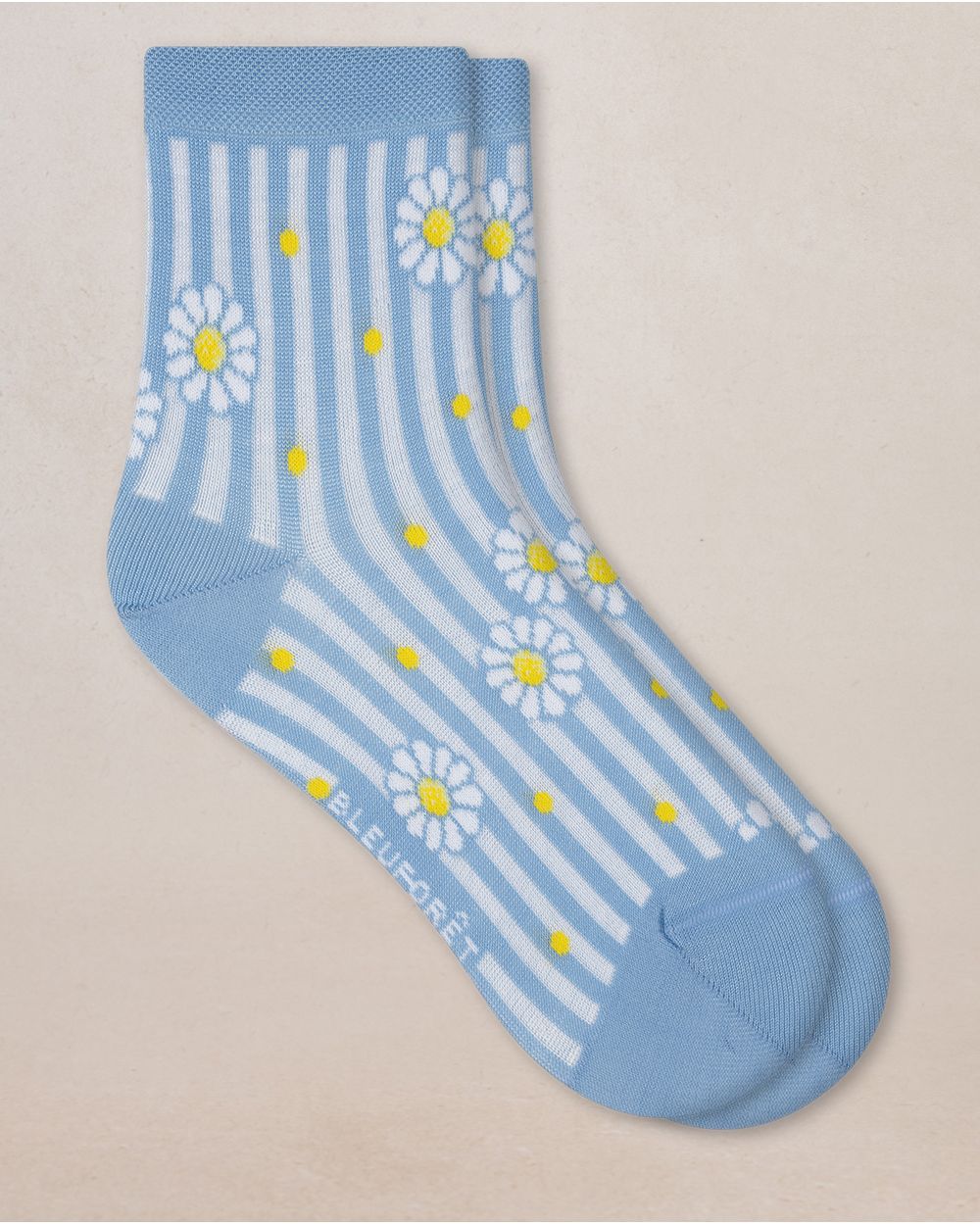 Bleuforêt Daisy Striped SocksSocksPosh Boutique