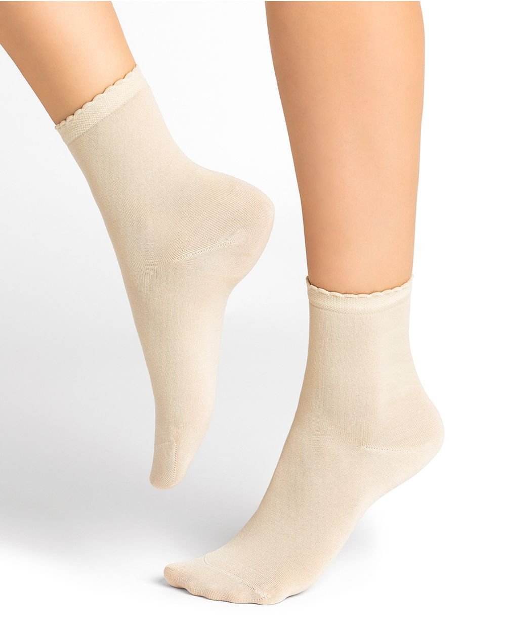 Bleuforêt Lisle Socks With Crinkle Trim - Posh Boutique