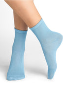 Bleuforêt Lisle Socks With Crinkle TrimSocksPosh Boutique