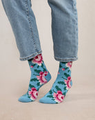 Bleuforêt Pixel Flower Pattern SocksSocksPosh Boutique