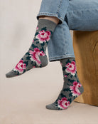 Bleuforêt Pixel Flower Pattern SocksSocksPosh Boutique