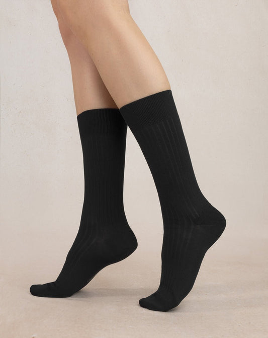 Bleuforêt Ribbed Over the Calf SocksSocksPosh Boutique