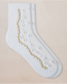 Bleuforêt Sheer Flower SocksSocksPosh Boutique