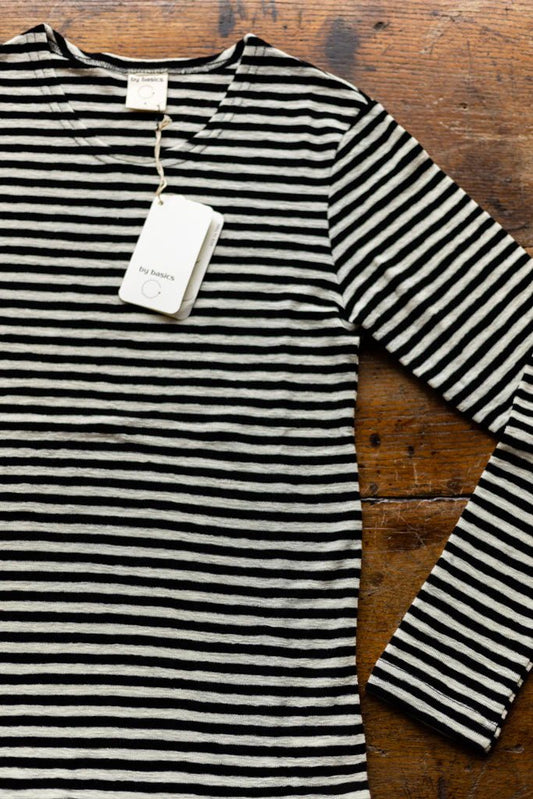 Boat Neck Long Sleeve TopTopsPosh Boutique