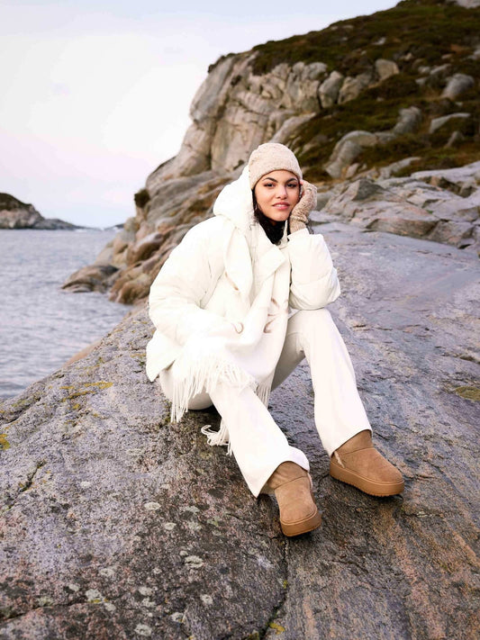 Bow Embroidered ScarfPosh Boutique