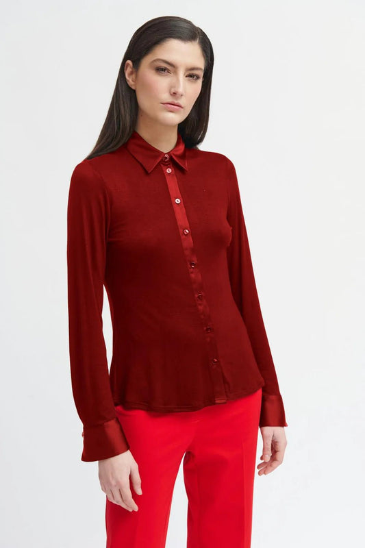 Brachial Ruby BlouseTopsPosh Boutique