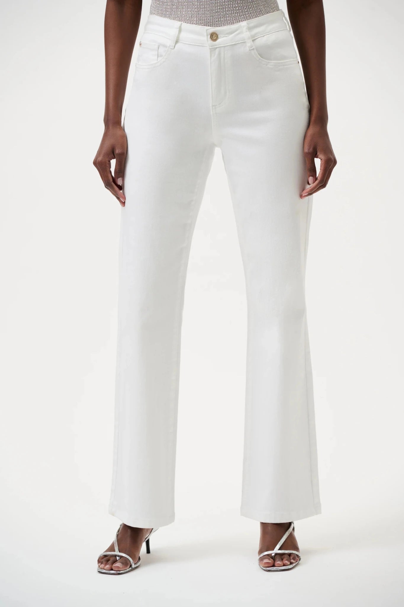 Brooke White Denim Boot Cut JeanDenimPosh Boutique