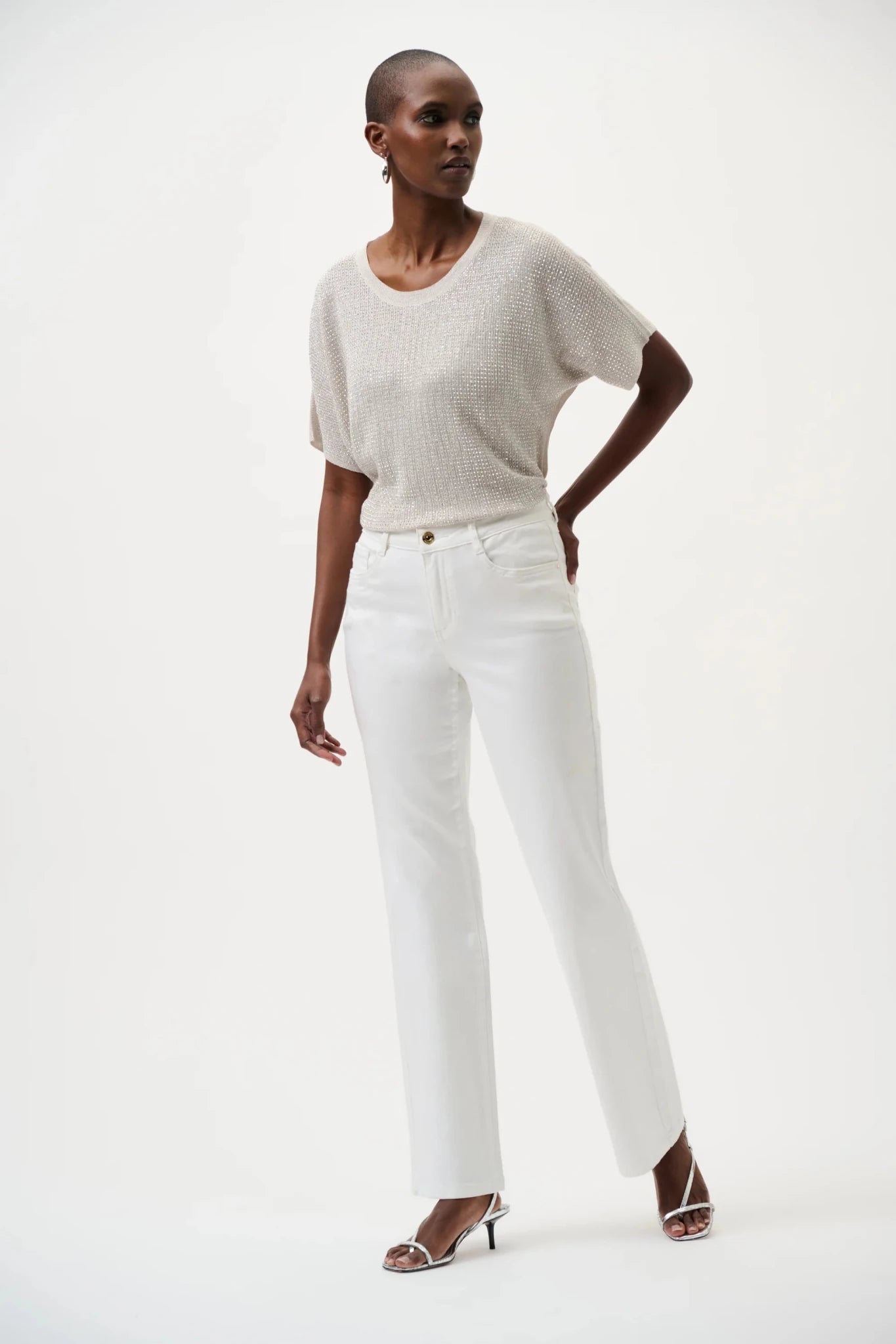 Brooke White Denim Boot Cut JeanDenimPosh Boutique