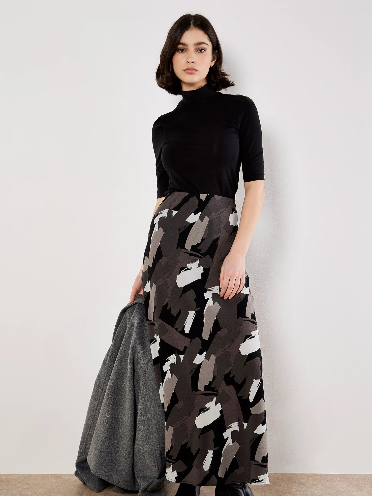 Brushstroke SkirtPosh Boutique
