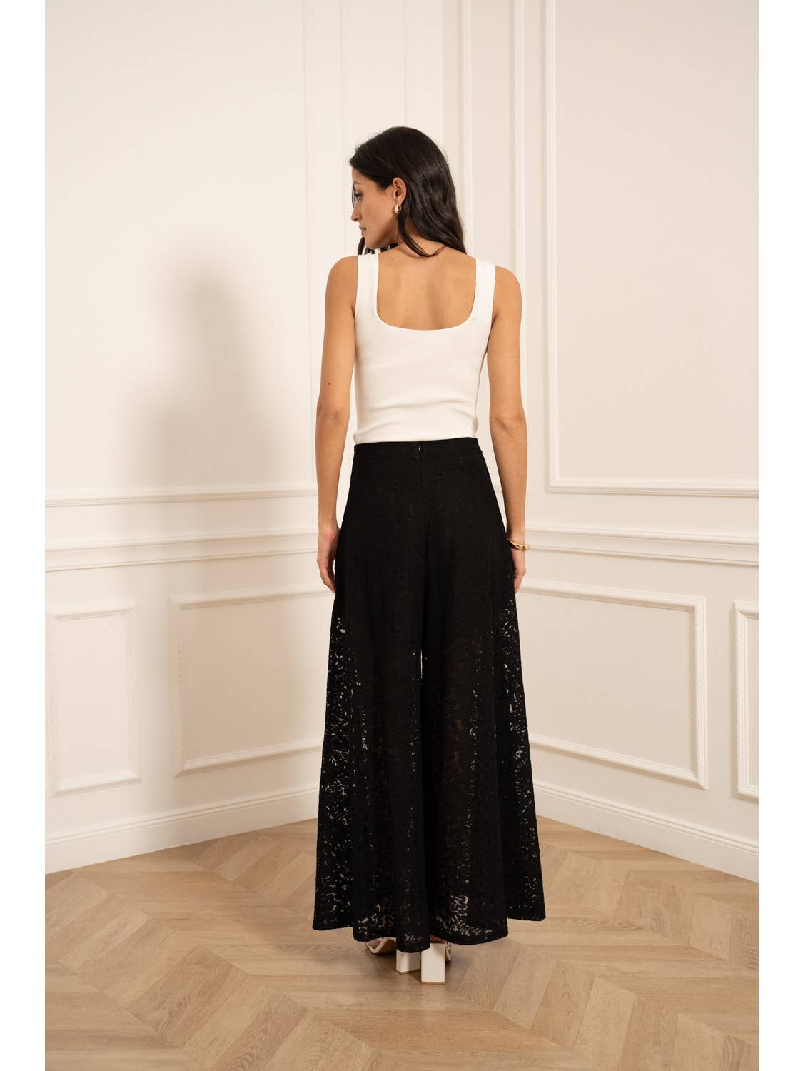 Camille Wide Lace PantsPosh Boutique