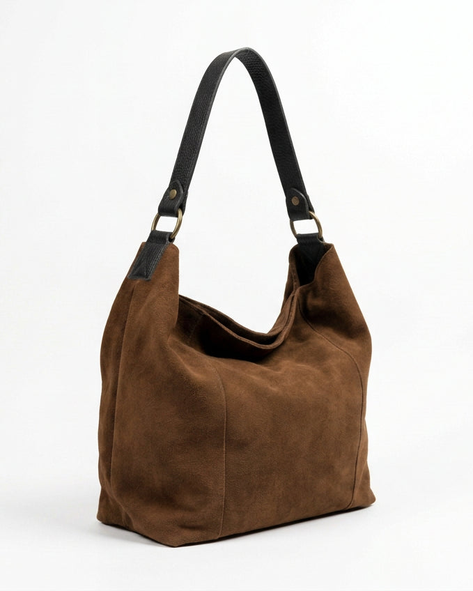 Carina Suede Leather BagHandbagsPosh Boutique
