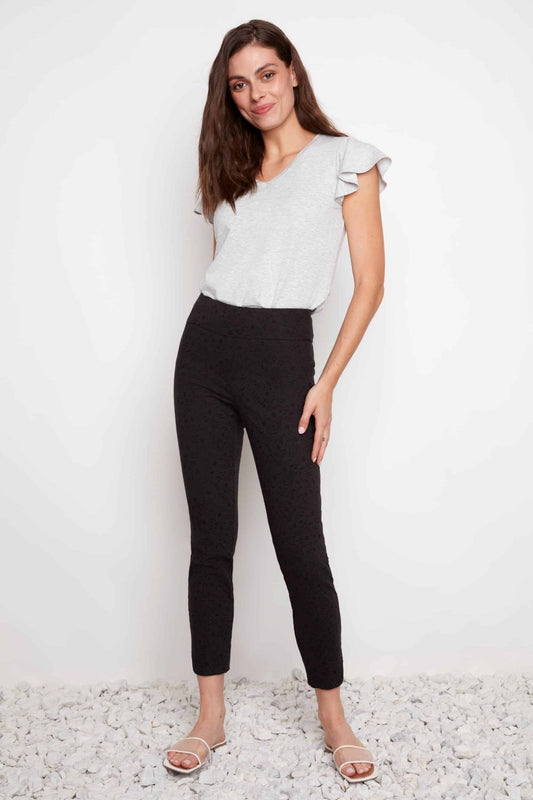 Carrigan Textured Slim PantPantsPosh Boutique