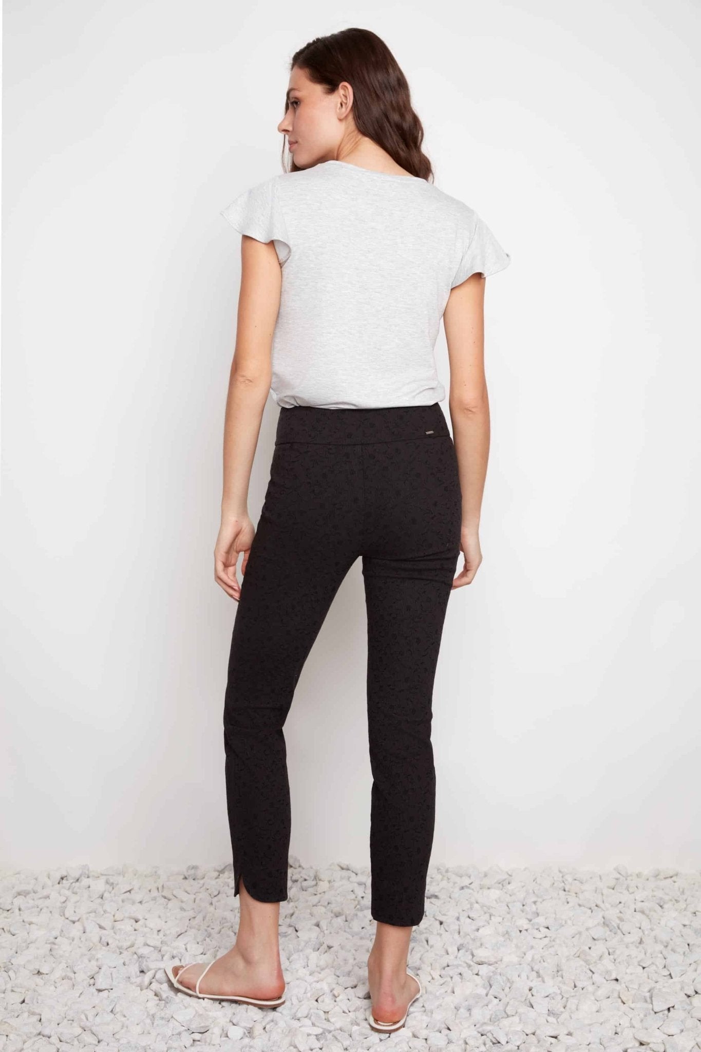 Carrigan Textured Slim PantPantsPosh Boutique